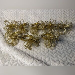 Elegant Gold napkin rings